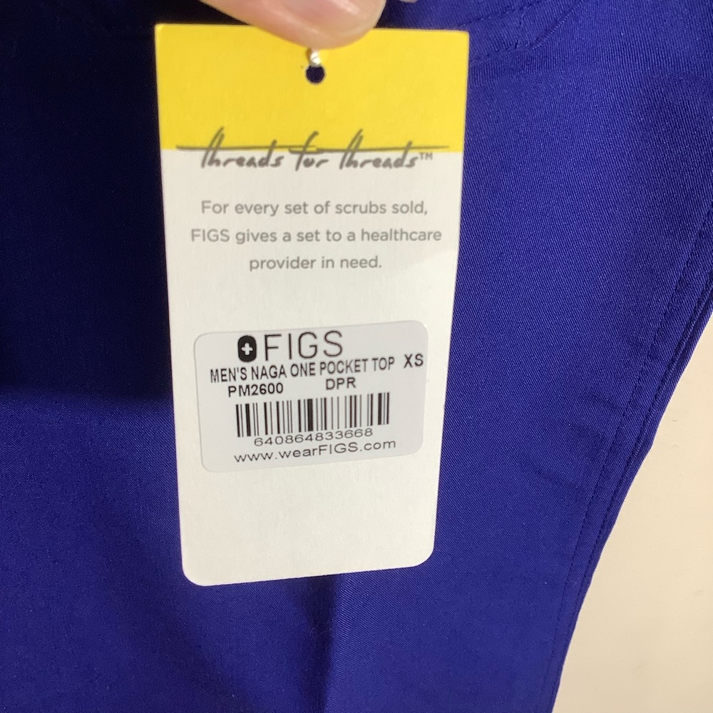 Figs Men’s Naga One Pocket Scrub Top - Picture 5 of 8